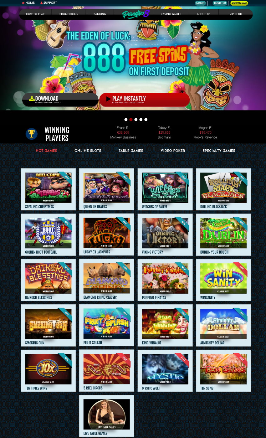 Paradise 8 Casino